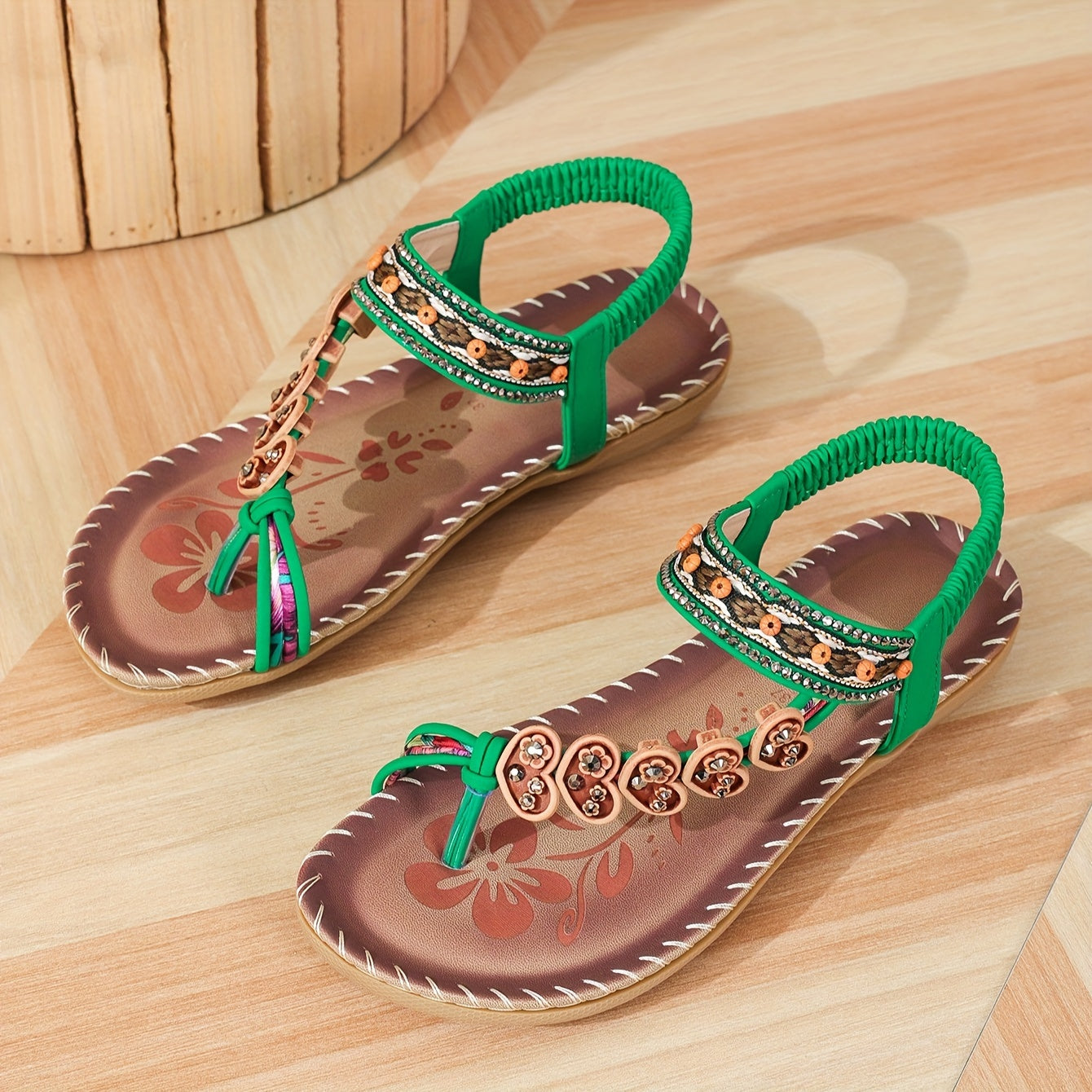 Comfortsandalen "Isola" – Met Kraaltjes