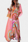 Maxikleed "Ida" – Regenboogprint met V-Hals