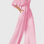 Lange Jumpsuit "Liesl" – V-hals & Capemouwen