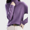 Pull à Col Roulé "Sapphire" – Uni