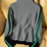 Pull "Ella" – Col montant à rayures contrastées