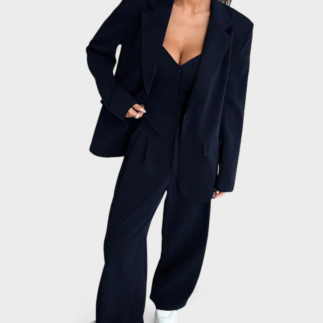 Tailleur trois pièces "Madalena" – Blazer, gilet & pantalon