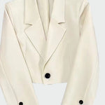 Blazer court – Élégant et minimaliste
