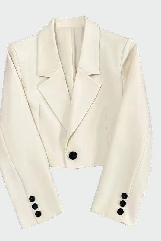 Blazer court – Élégant et minimaliste