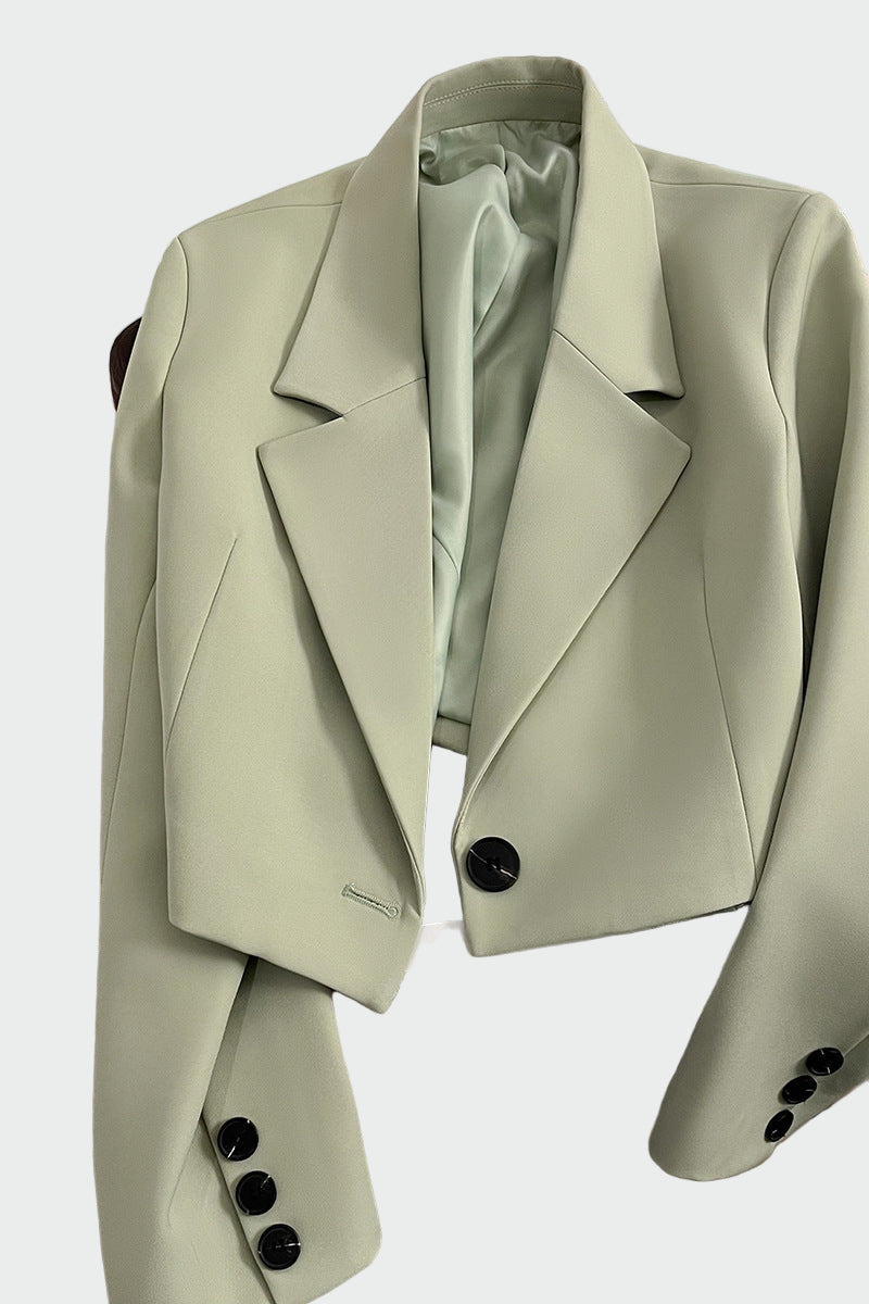 Blazer court – Élégant et minimaliste