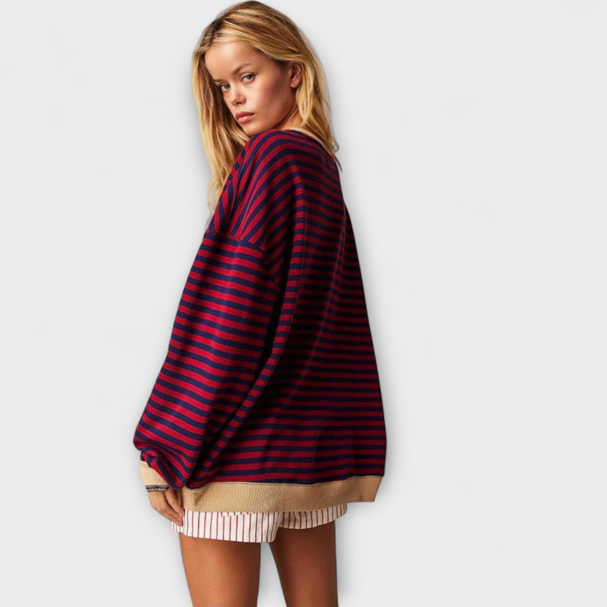 Trui "Jana" – Oversized Gestreept