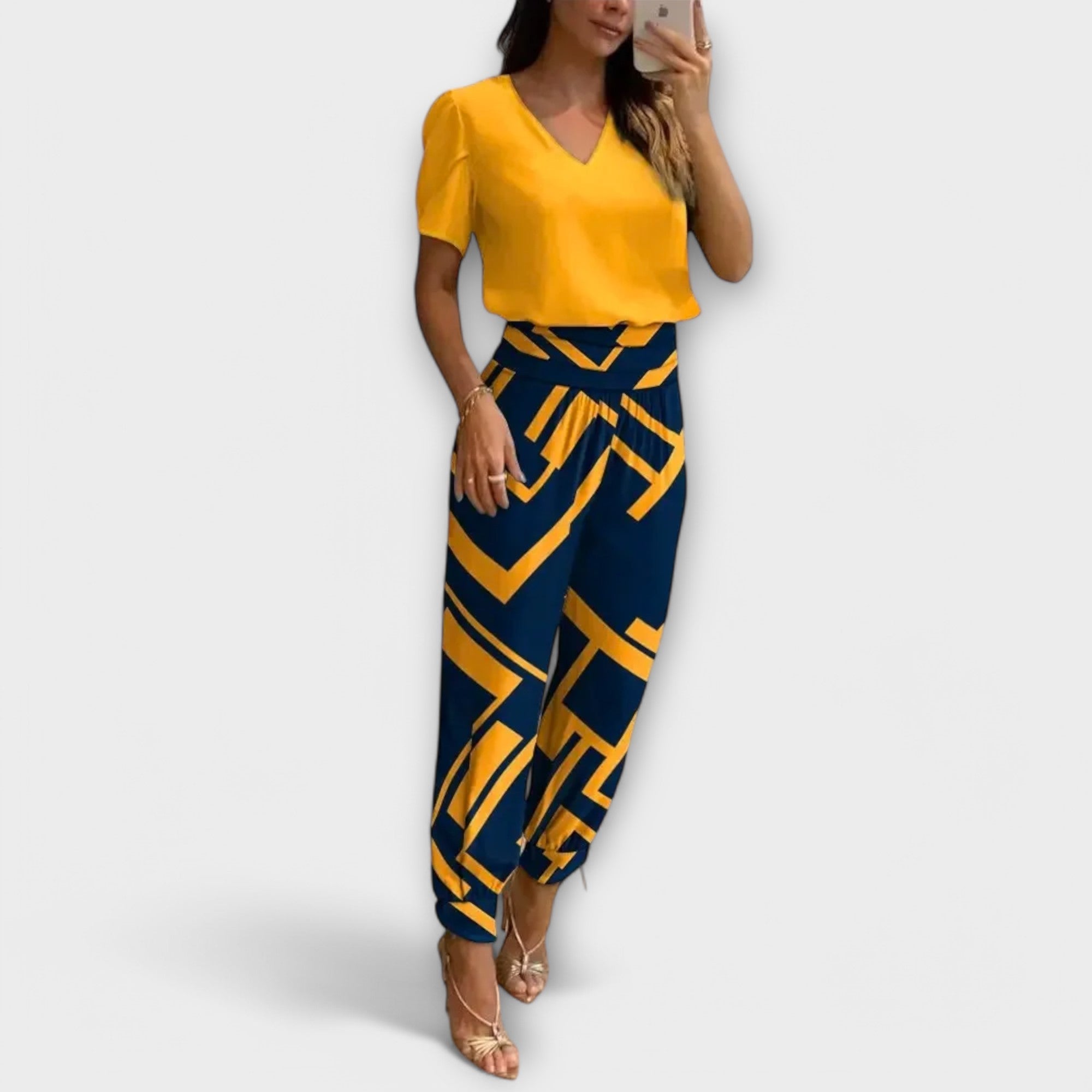 Ensemble "Irmelinda" – Blouse & pantalon