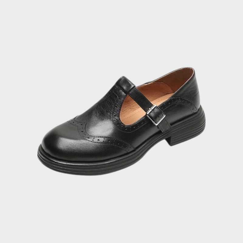 Chaussures en cuir "Hanna" – À bride