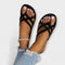 Sandalen "Eva" – Kleurrijk met Kant