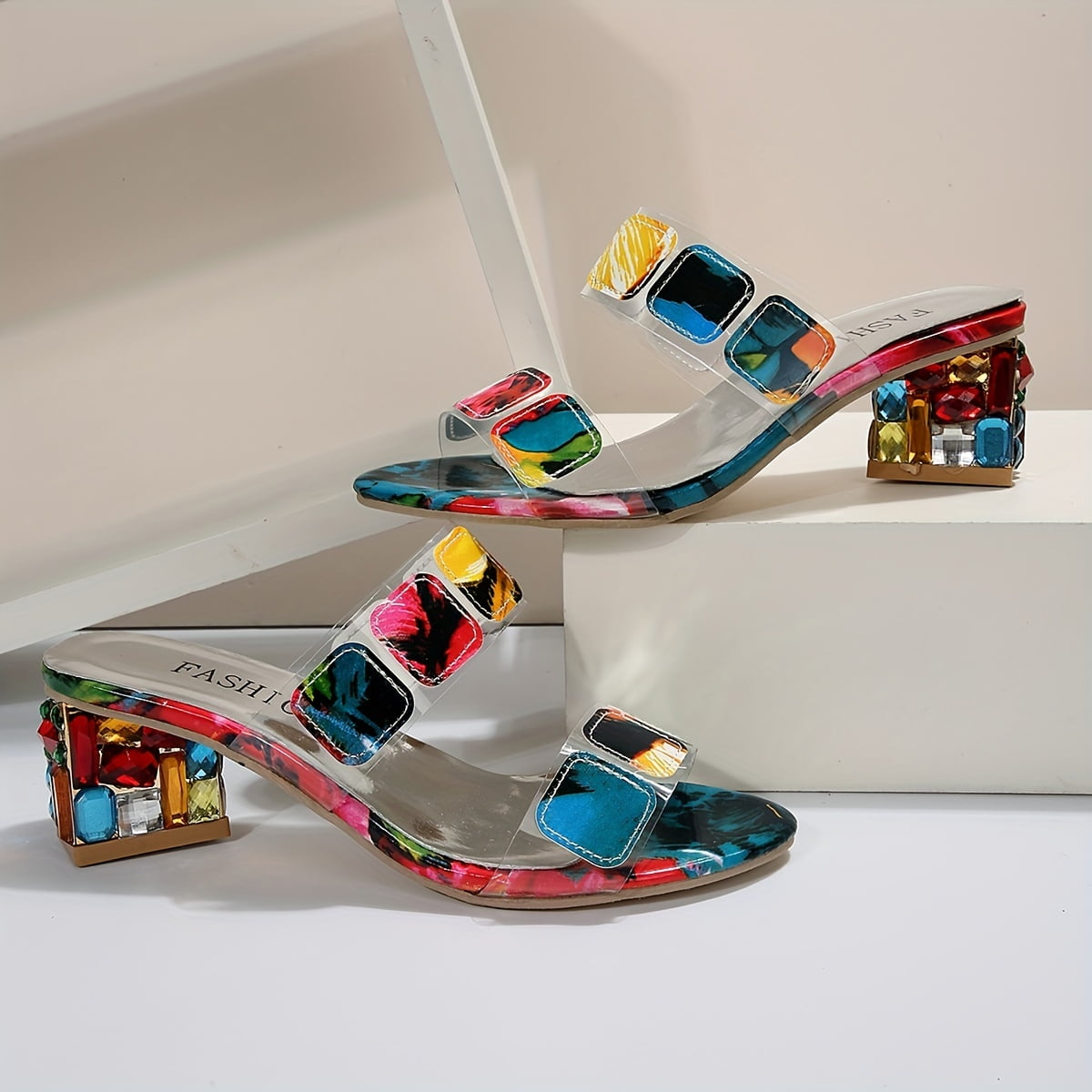 Comfortsandalen "Hannah" – Colorblock