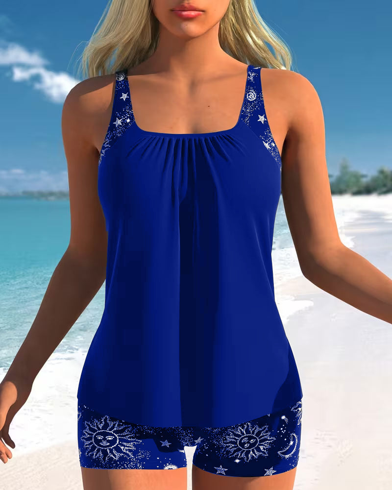 Tankini "Rosemarie" – Imprimé soleil
