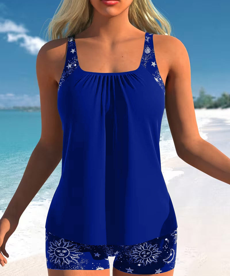 Tankini "Rosemarie" – Imprimé soleil
