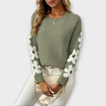 Pull "Silke" – Maille à Manches Fleuries
