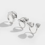 Set de bagues – Bagues irrégulières en métal