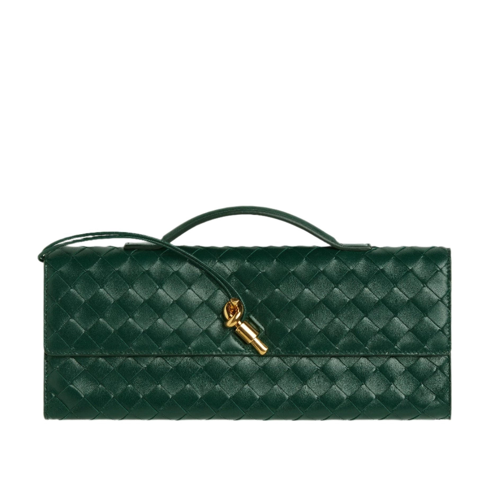 Sac à main "Annika" – Cuir à fermoir nœud métallique