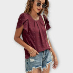 Blouse "Laura" – Plumetis Stippen