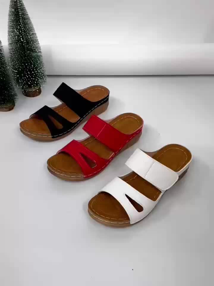 Sandales ergonomiques "Astrid" – Double bride