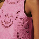 Ensemble en dentelle "Moema" – Bohème rose
