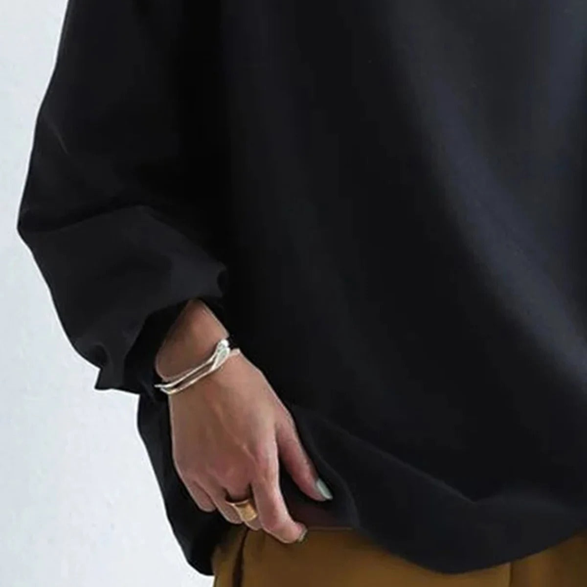 Trui "Clara" – Oversized Zwart