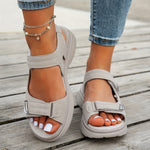 Comfortsandalen "Lisa" – Leer & Klittenband