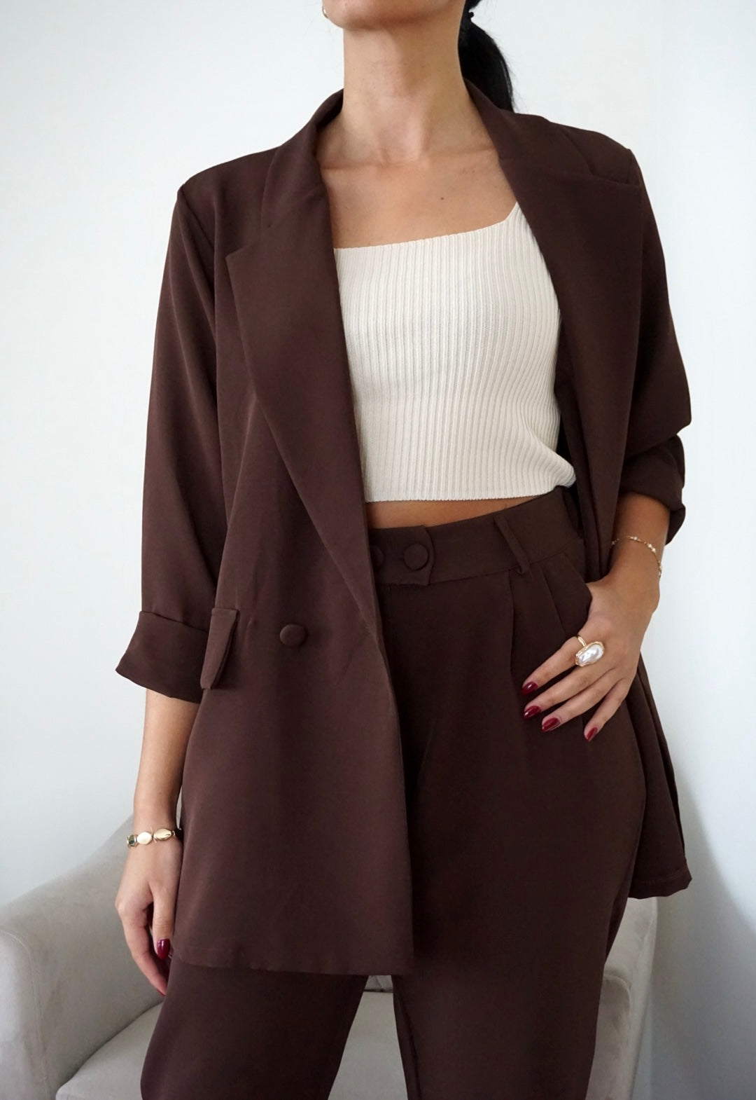Ensemble "Kers" – Bordeaux & brun