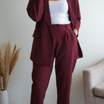 Ensemble "Kers" – Bordeaux & brun