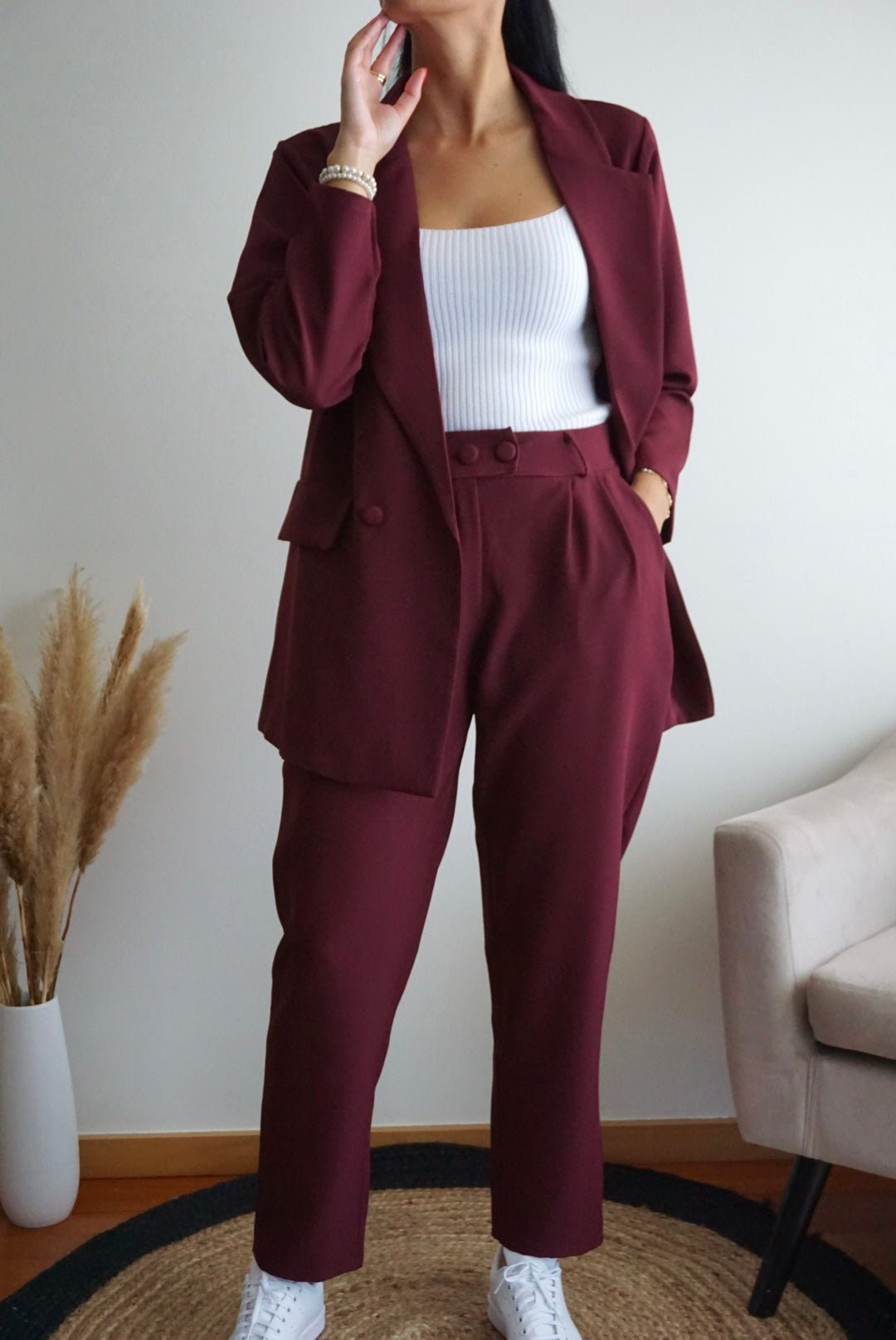 Ensemble "Kers" – Bordeaux & brun