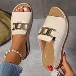 Sandalen "Franziska" – Gouden Gesp