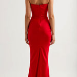 Robe longue corset "Friederike" – Silhouette sirène