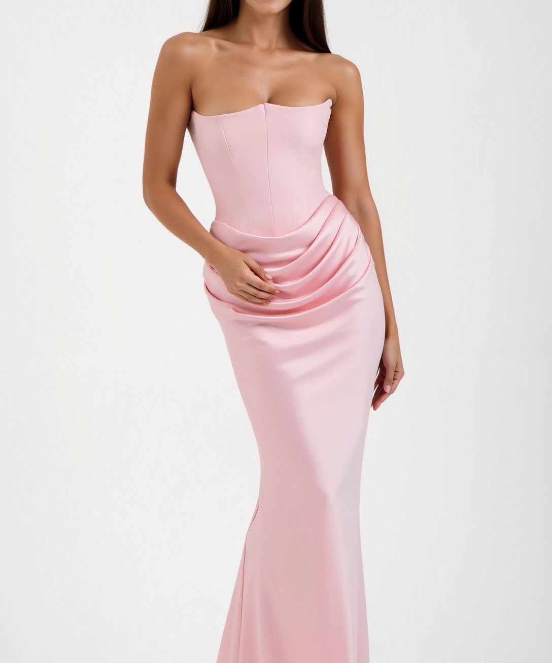 Robe longue corset "Friederike" – Silhouette sirène