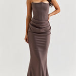 Robe longue corset "Friederike" – Silhouette sirène