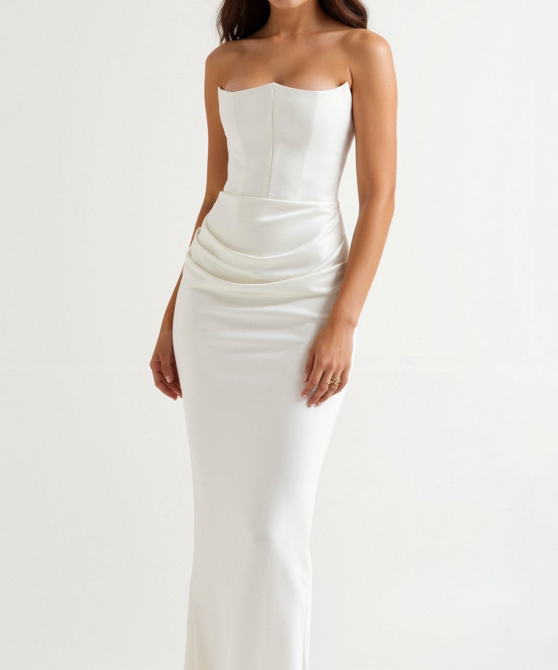 Robe longue corset "Friederike" – Silhouette sirène