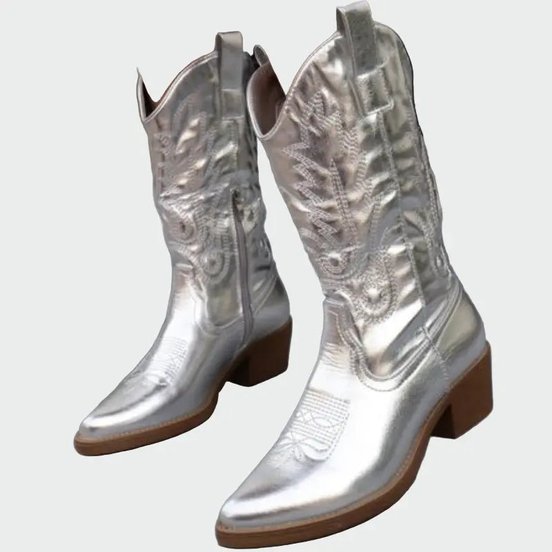 Cowboylaarzen – Metallic Western