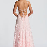Robe longue "Cornelia" – Corset & dentelle