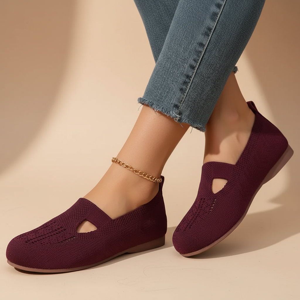 Ergonomische Sandalen "Inge" – Gebreid Mesh