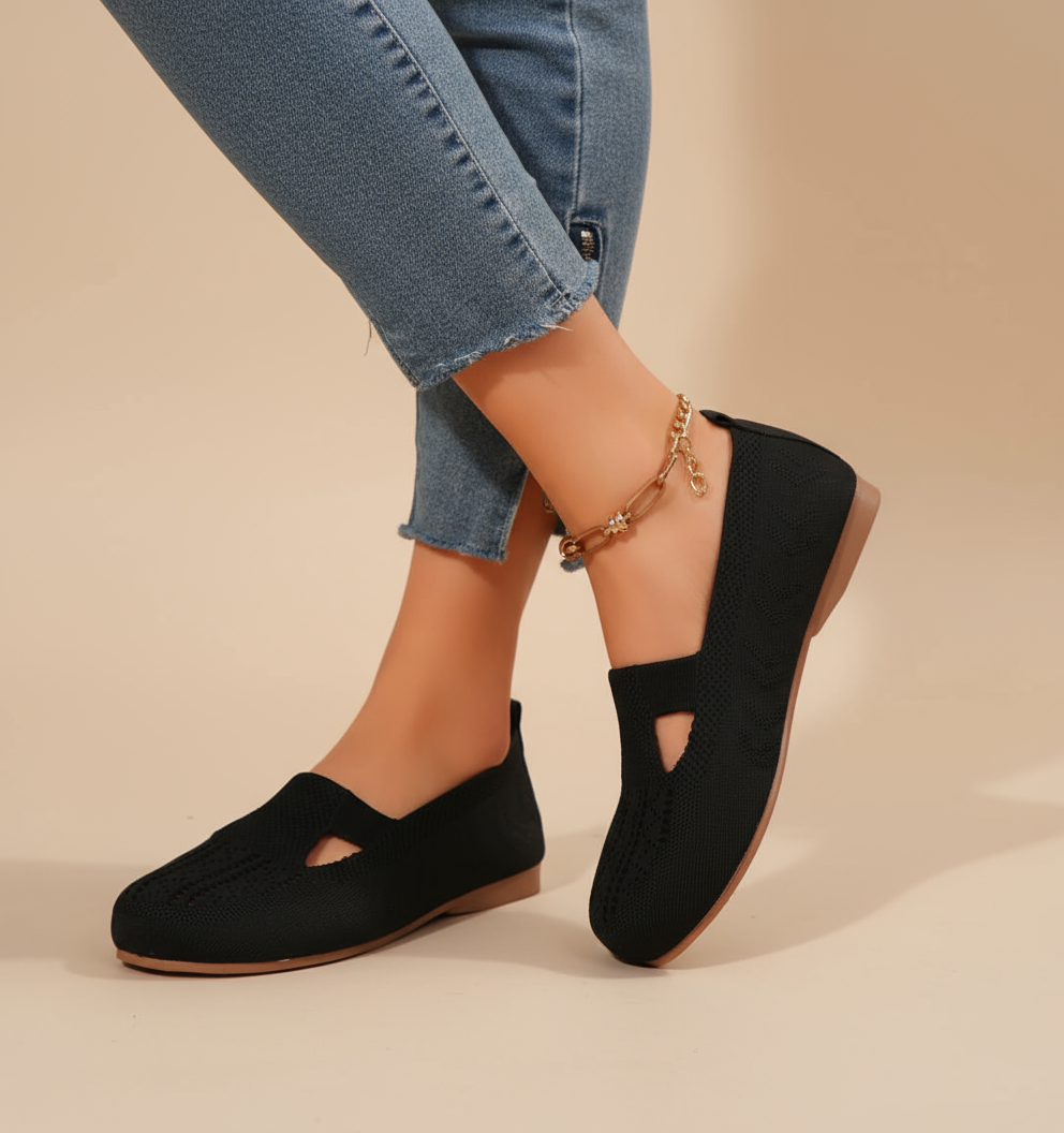Ergonomische Sandalen "Inge" – Gebreid Mesh