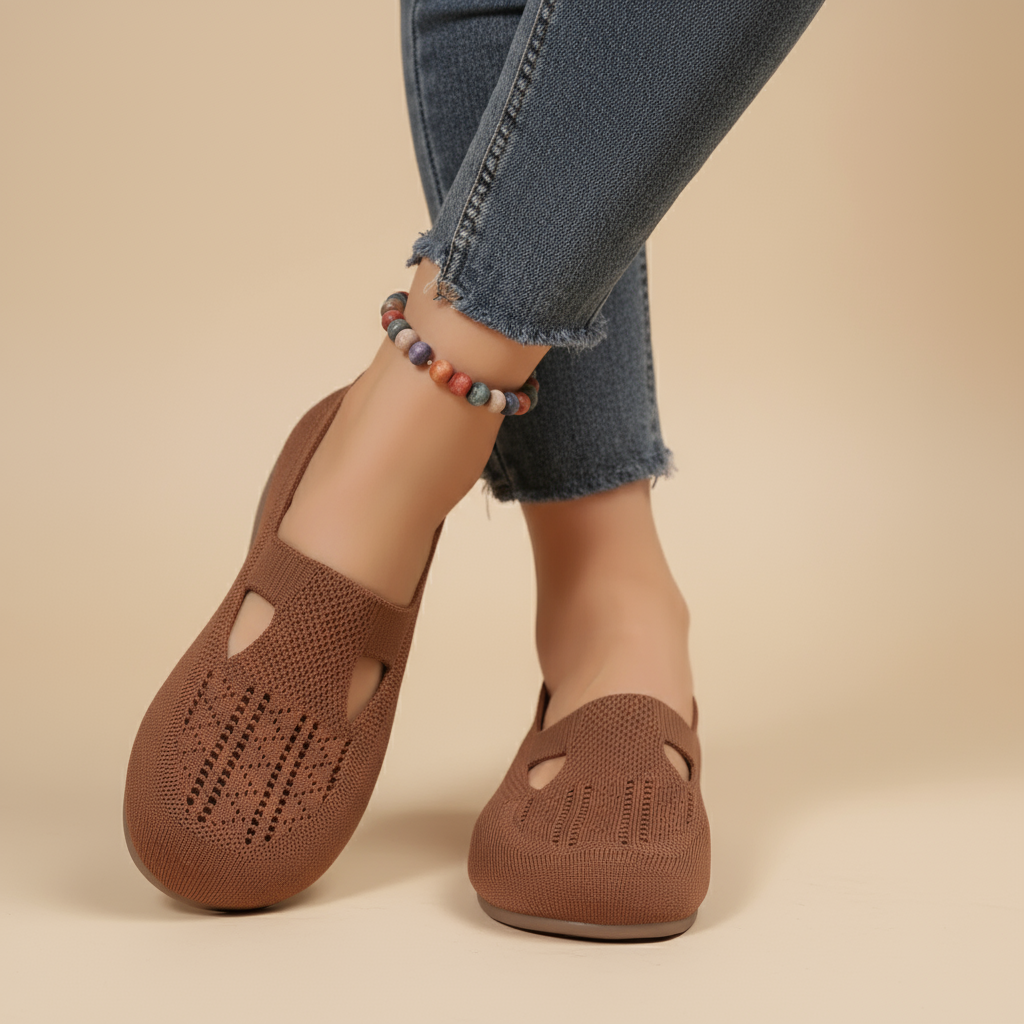 Ergonomische Sandalen "Eva" – Gebreid