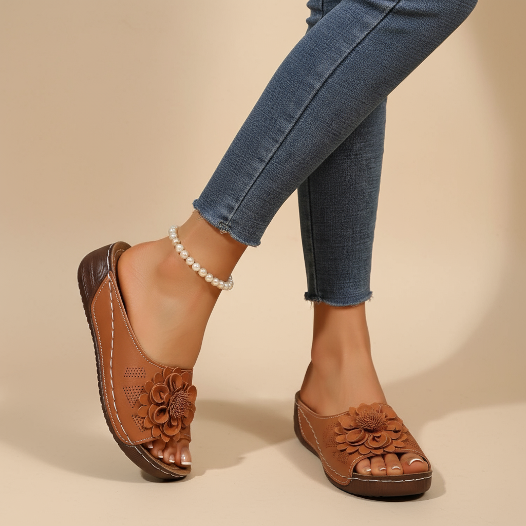 Ergonomische Sandalen "Medellín" – 3D Bloem