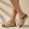 Sandales ergonomiques "Irene" – Découpes florales