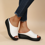 Orthopedische Plateausandalen "Heidi" – Slip-On