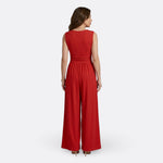 Jumpsuit "Leonor" – Chic & Mouwloos
