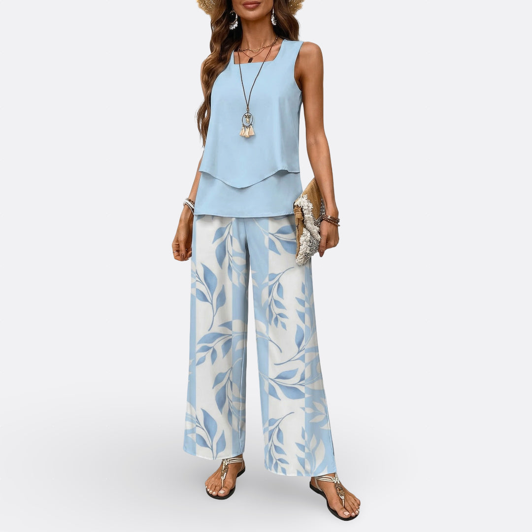Tweedelige Set "Ísis" – Top & Rechte Broek