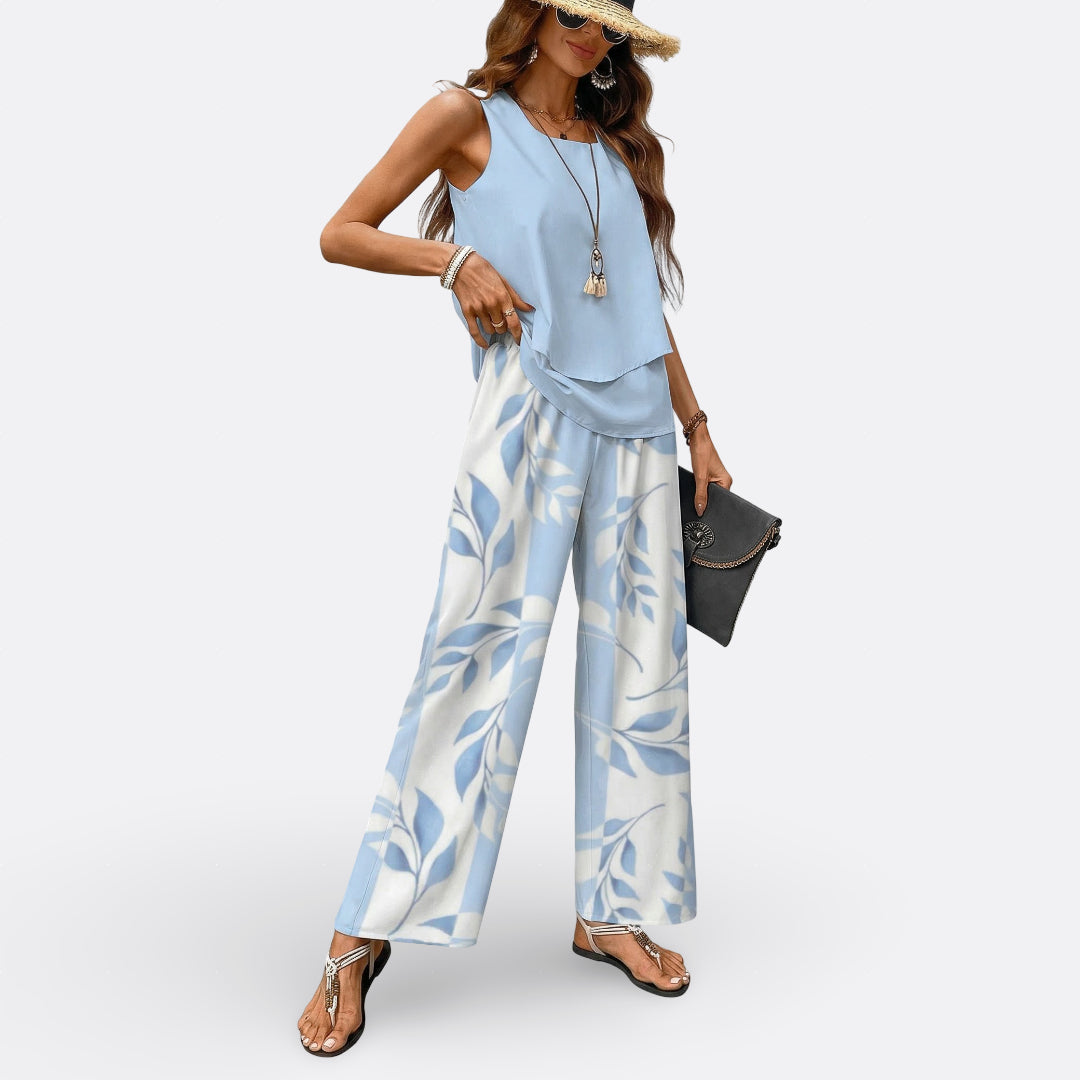 Tweedelige Set "Ísis" – Top & Rechte Broek