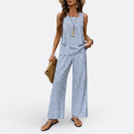Tweedelige Set "Ísis" – Top & Rechte Broek