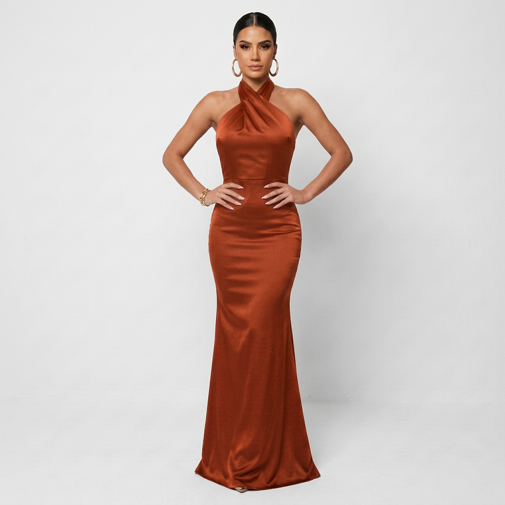 Robe longue "Greta" – Élégante