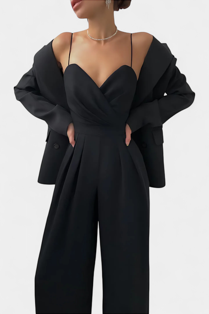 Jumpsuit "Lisa" – Bandjes & Wijde Pijpen