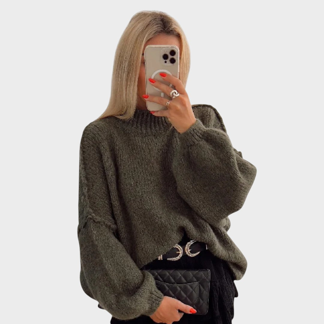 Trui "Gisela" – Oversized met Ballonmouwen