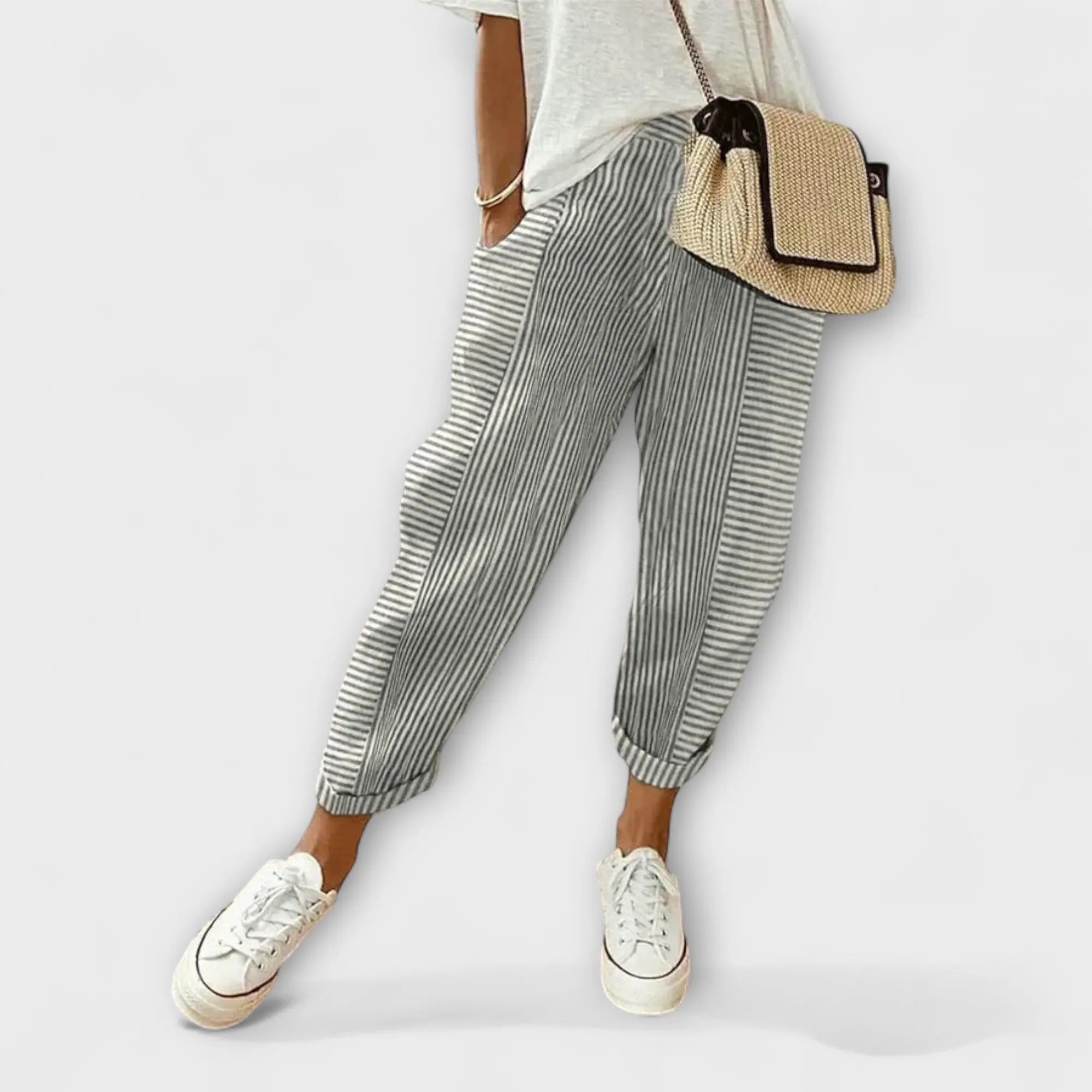 Gestreepte Broek "Susanne" – Comfortabel