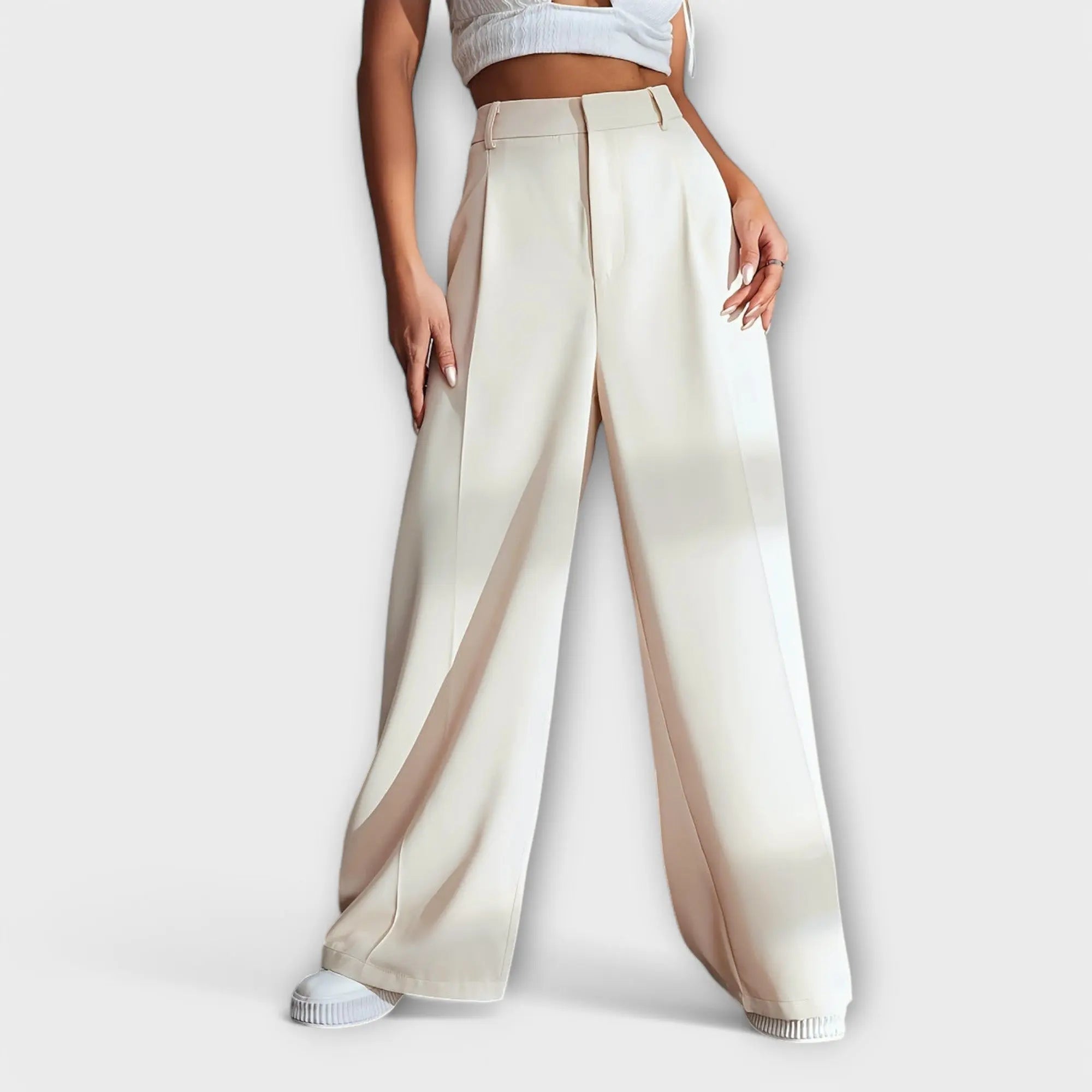 Wijde Broek "Greta" – Hoge Taille