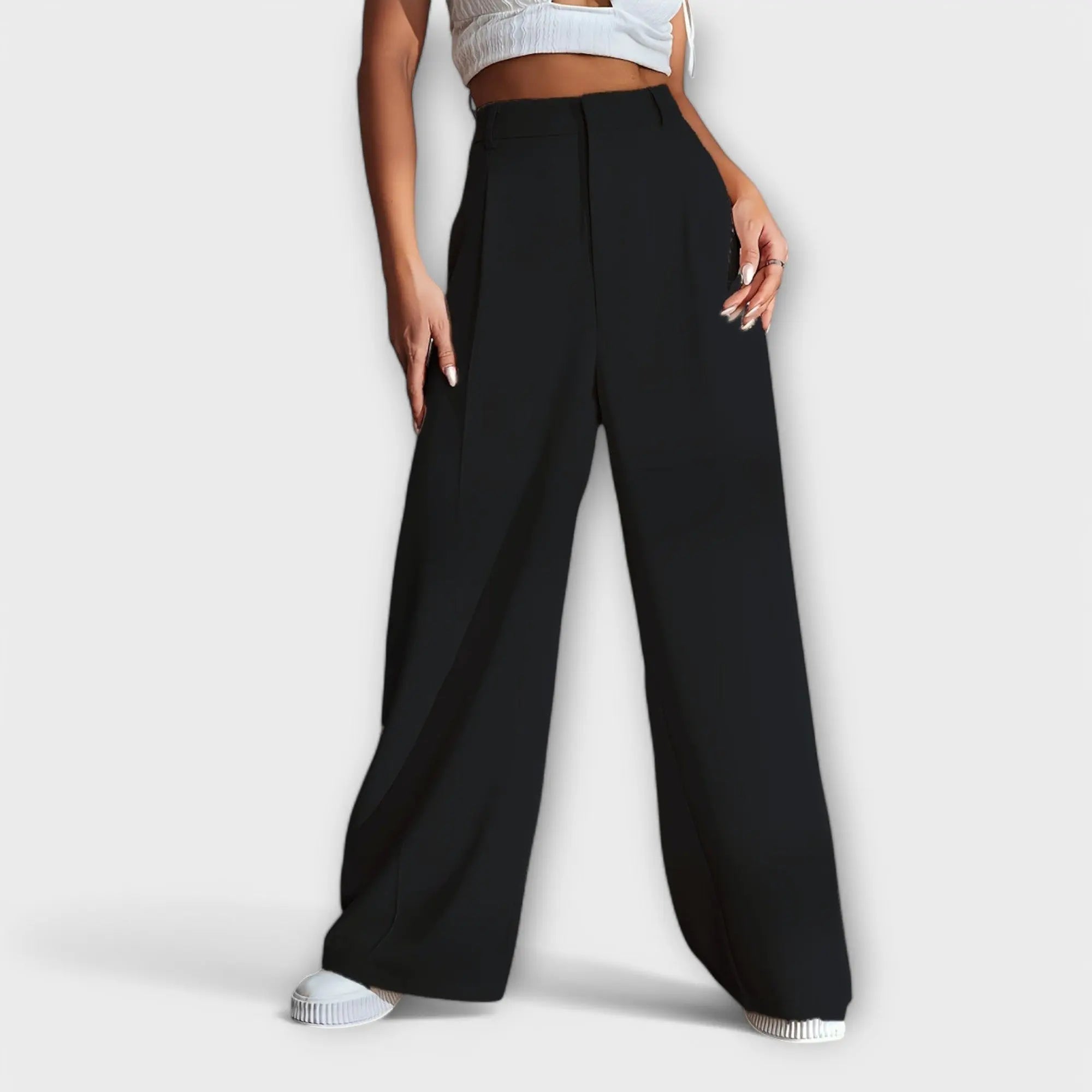 Wijde Broek "Greta" – Hoge Taille